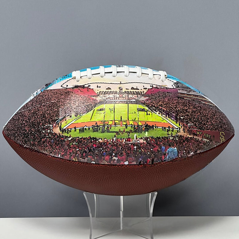 Memorial Coliseum Football Painted Series