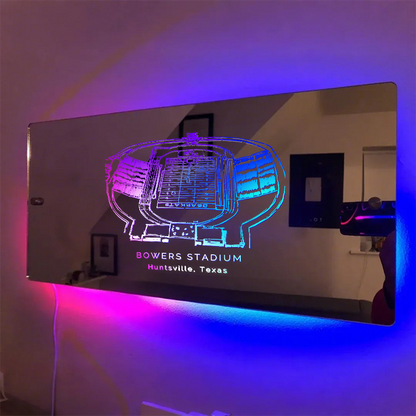 Bowers Stadium Mirror Light-Gifts For Sports Lovers、Sam Houston Bearkats