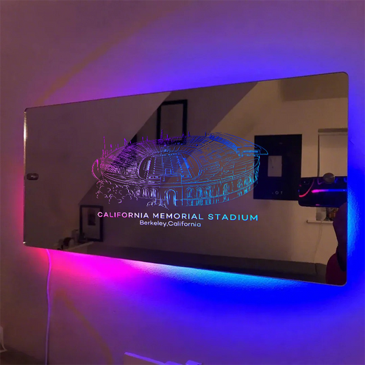 California Memoria Stadium Mirror Light-Gifts For Sports Lovers、California Golden Bears