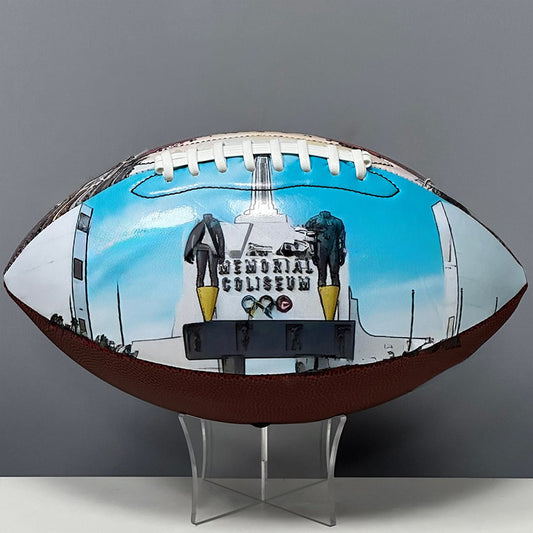 Memorial Coliseum Football Painted Series