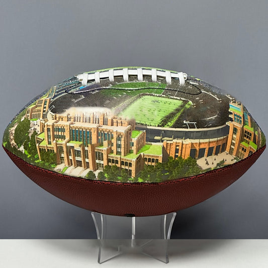 Notre Dame Stadium Football Painted Series