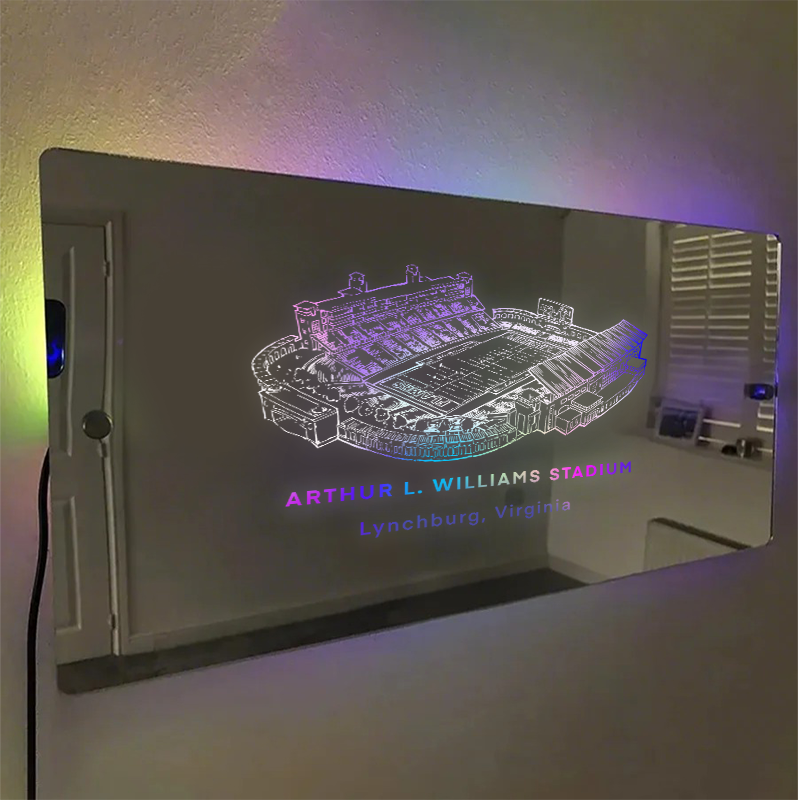 Arthur L. Williams Stadium Mirror Light-Gifts For Sports Lovers、Virginia State Trojans